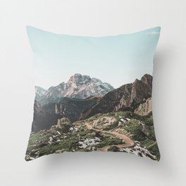 Italian Dolomites II Throw Pillow