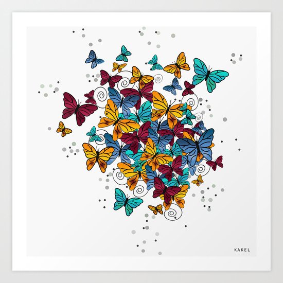 FLY AWAY Art Print