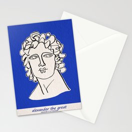 Alexander the Great statue Stationery Card