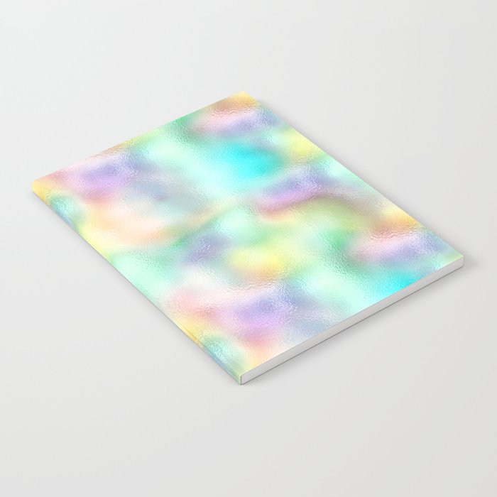 Colorful Iridescent Pattern Notebook