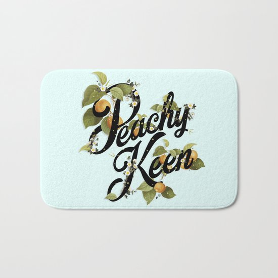 Peachy Keen : Mint Bath Mat