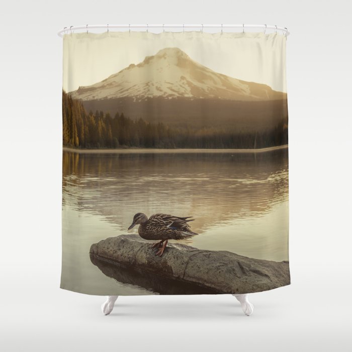 The Oregon Duck Shower Curtain By Cascadia Society6