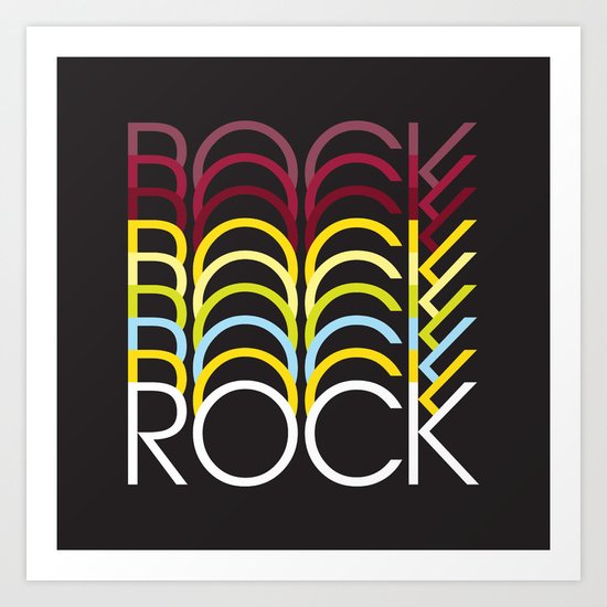 Rock Art Print