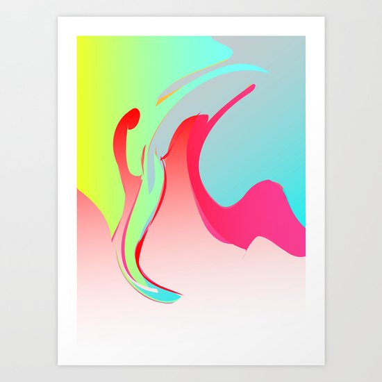 Lovers Art Print