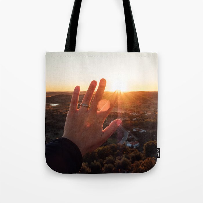 Follow the sun Tote Bag