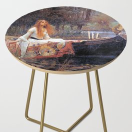 THE LADY OF SHALLOT - WATERHOUSE Side Table