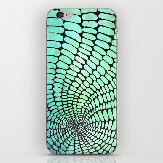 Hand Drawn "Oval Illusion" iPhone & iPod Skin
