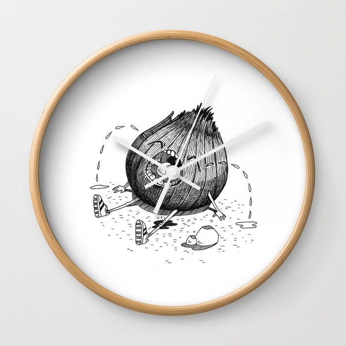 Onion Tears Wall Clock