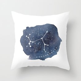 sagittarius constellation zodiac Throw Pillow