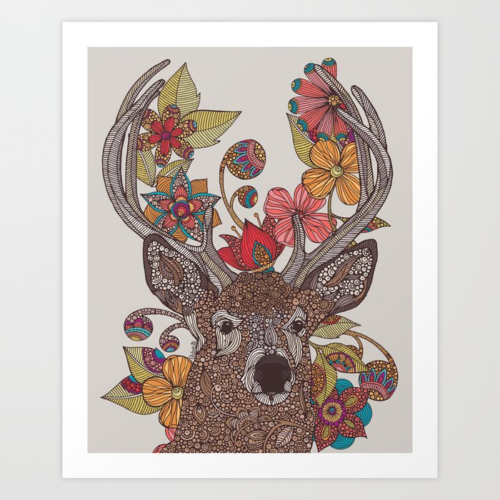Hello my Deer Art Print