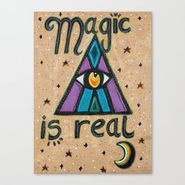 Magic Is Real Canvas Print
