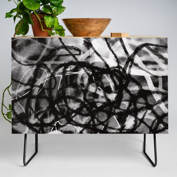 Origins 12. Abstract Drawing.  Credenza