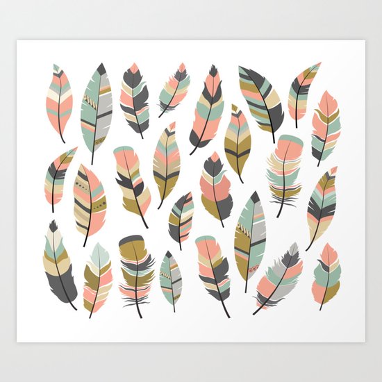 Feather Art Print