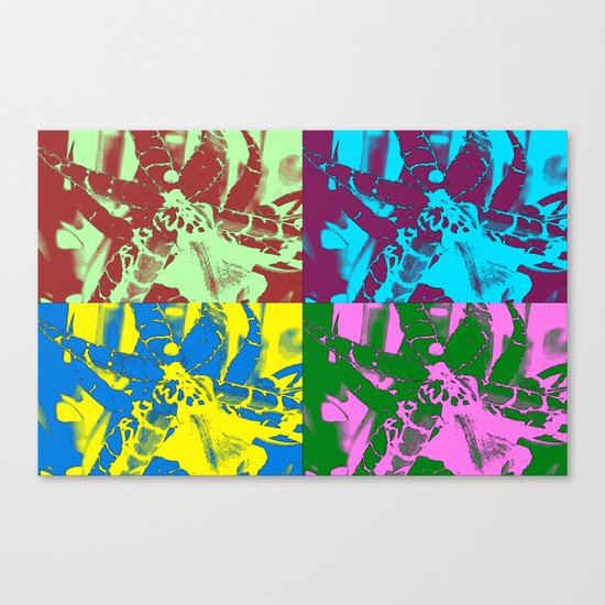 Pop Orchids Canvas Print