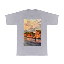 Ernst haeckel Die Roten Lampen vom Ceylon Ratu Pana, Laterit-Felsen bei Belligemma T Shirt