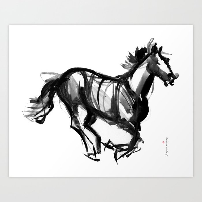 Horse (Far from perfection) Art Print