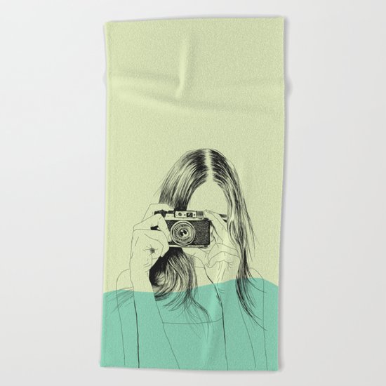 Woman Color 11 Beach Towel