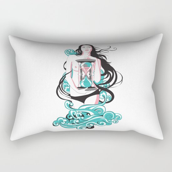 Time the Tempest Rectangular Pillow