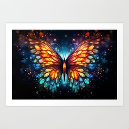 Colorful Butterfly 5 Art Print