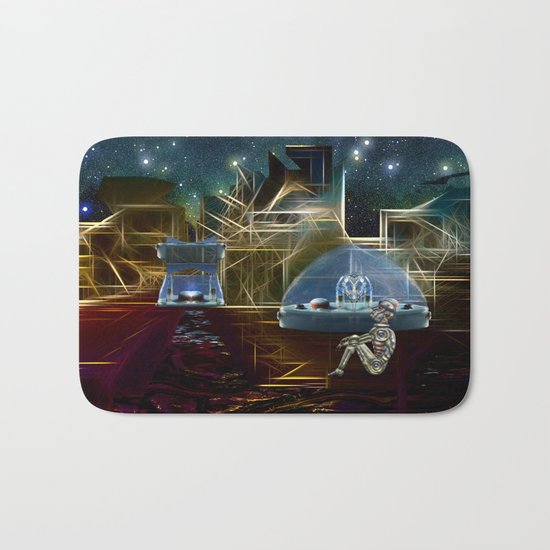 Do aliens get lonely as the lights begin to fade? Bath Mat