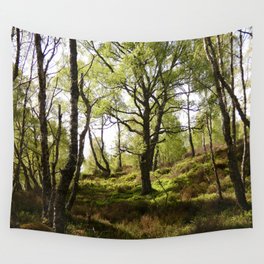 Scottish Highlands Light and Shadow in the Spring. Wall Tapestry