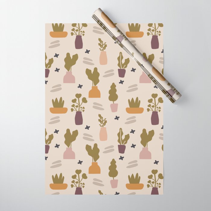 Oasis - Earth Tone Palette  Wrapping Paper
