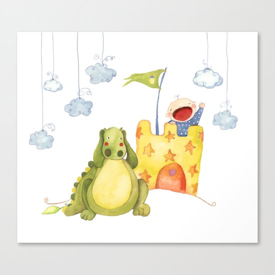 Baby castle Canvas Print
