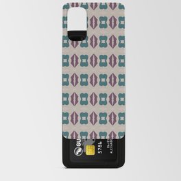 abstract pattern in gray with brown and beige colors Android Card Case
