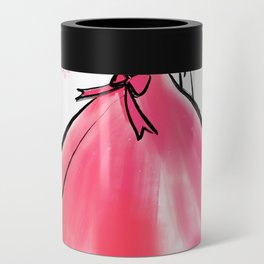 fashion illustration heart shaped glasses Can Cooler