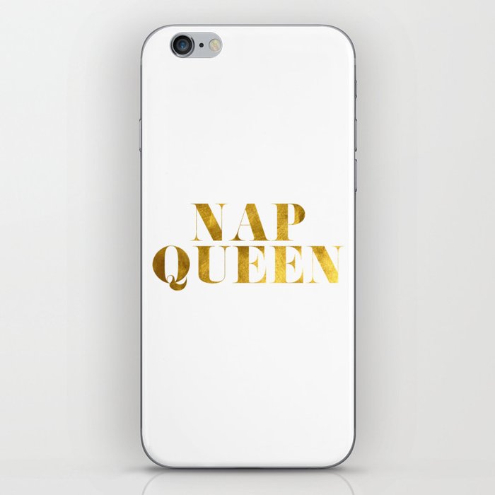 Nap Queen Gold iPhone Skin
