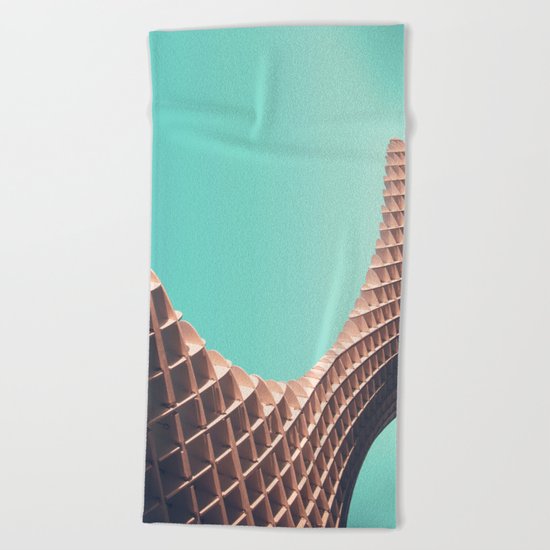 Waffle or not? Beach Towel