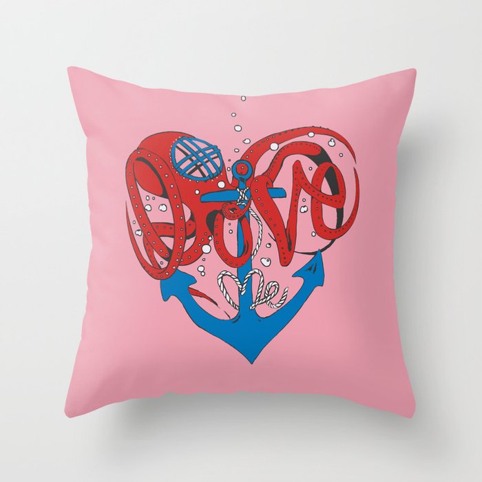 Deeply in Love Throw Pillow