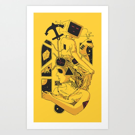 In Too Deep Art Print