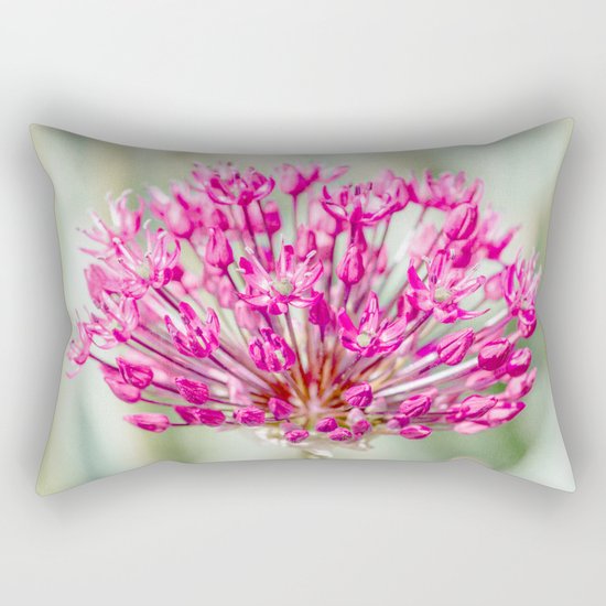 Ornamental Onion Flower Rectangular Pillow