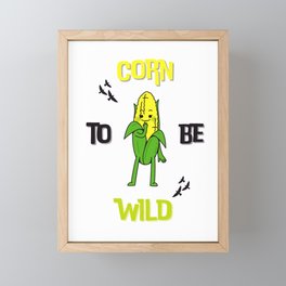Corn to be wild Framed Mini Art Print