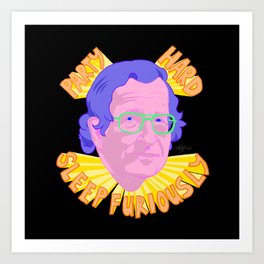 Party Chomsky Art Print