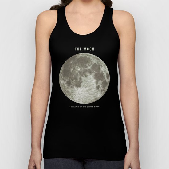 The Moon Unisex Tank Top