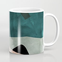 mid century shapes abstract painting 3 Mug