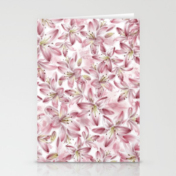 Lilies Stationery Cards