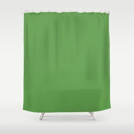 Green Fluid Shower Curtain