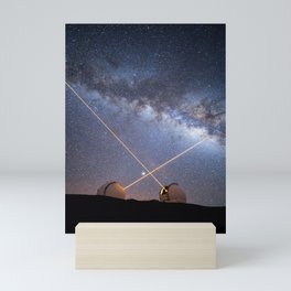 Milky Way and Stars on Mauna Kea, Hawaii Mini Art Print
