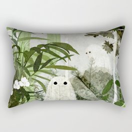 There's A Ghost in the Greenhouse Again Rectangular Pillow