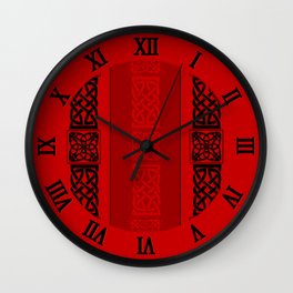 Viking red II Wall Clock