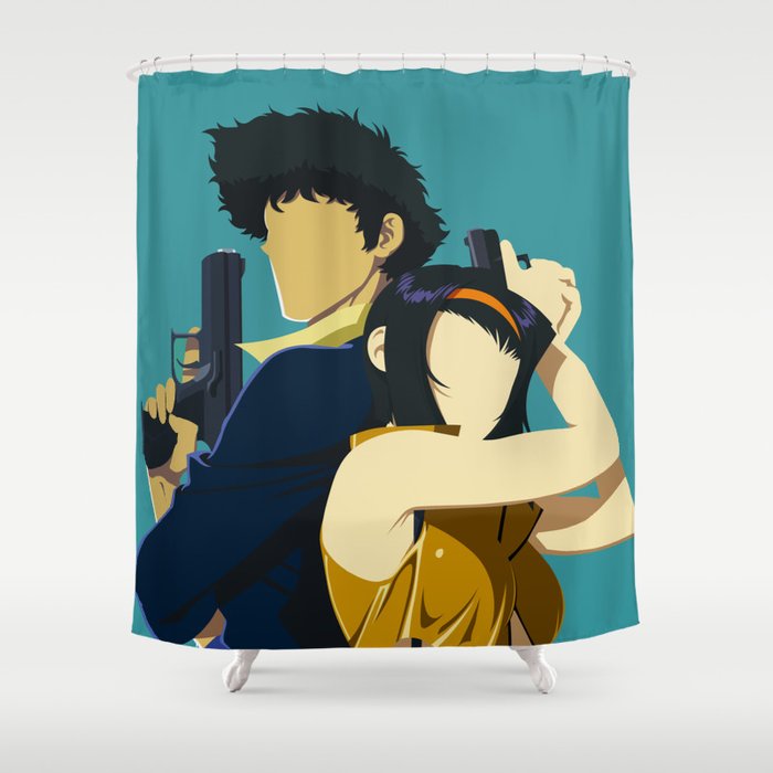 Cowboy Bebop Minimalistic Anime Art Shower Curtain By Tianamrgn Society6