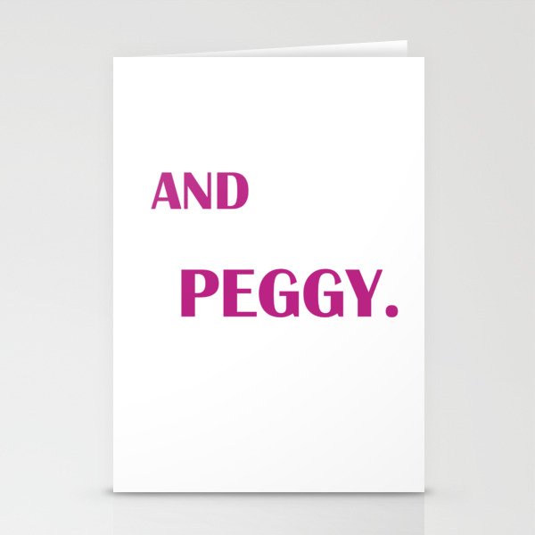 And Peggy Stationery Cards