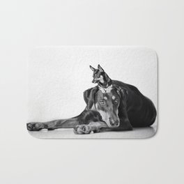 Best Buds - Dalmatian and Chihuahua Dogs Bath Mat