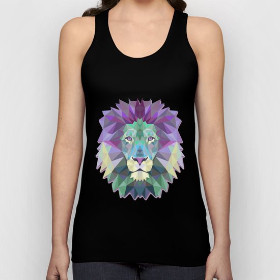 Colorful Lion Unisex Tank Top
