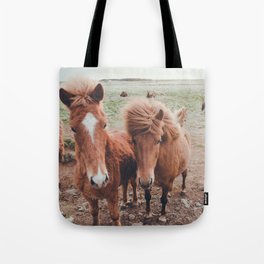 icelandic ponies Tote Bag