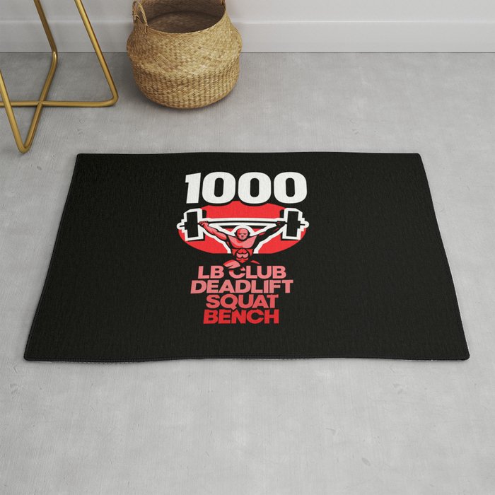 Deadlifting on carpet store