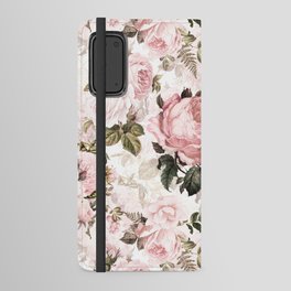Vintage & Shabby Chic - Sepia Pink Roses  Android Wallet Case